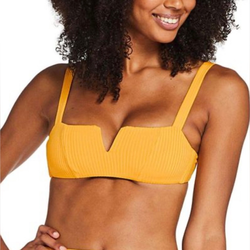 NWT Vitamin A Kaya Bikini Set Iced Mango Eco Ribbed Size 14 DD - Picture 8 of 13